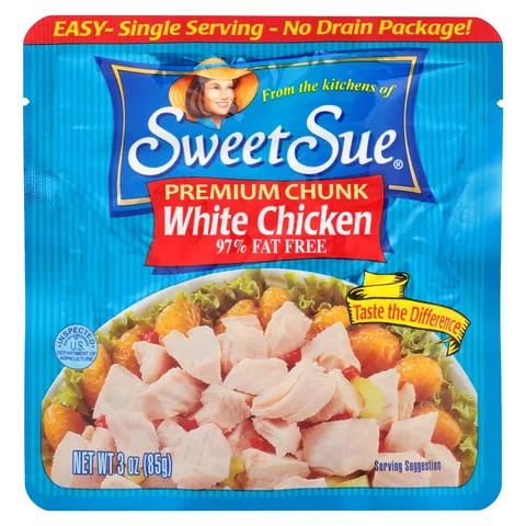Sweet Sue Premium Chicken Breast, 3 oz Pouch